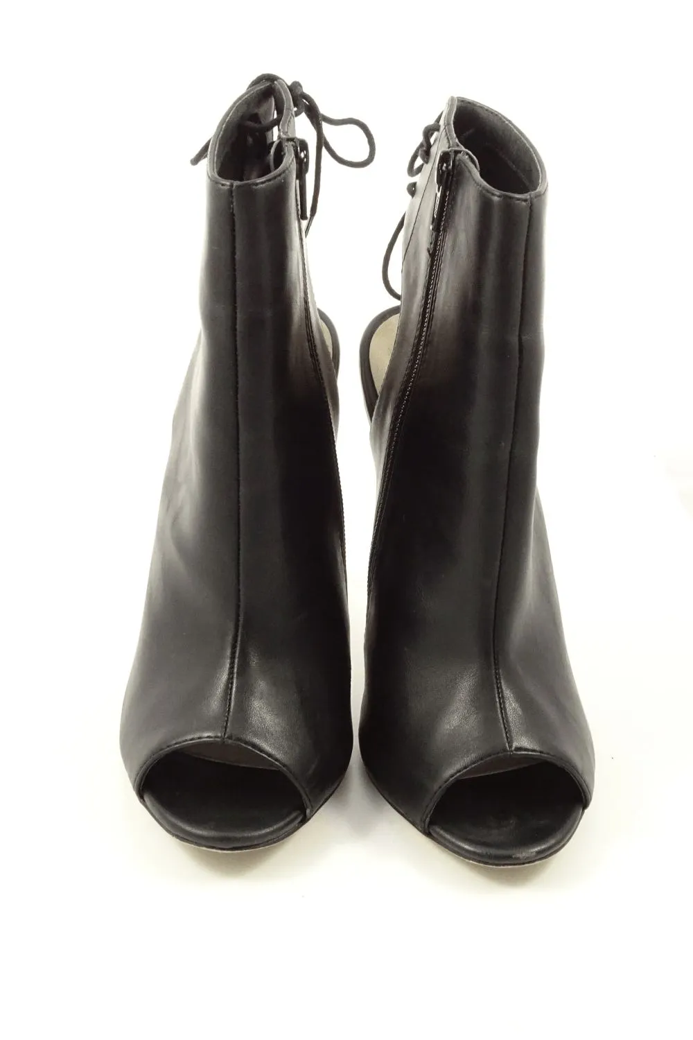 Asos Black Peep Toe Boot 8 (IN BOX)