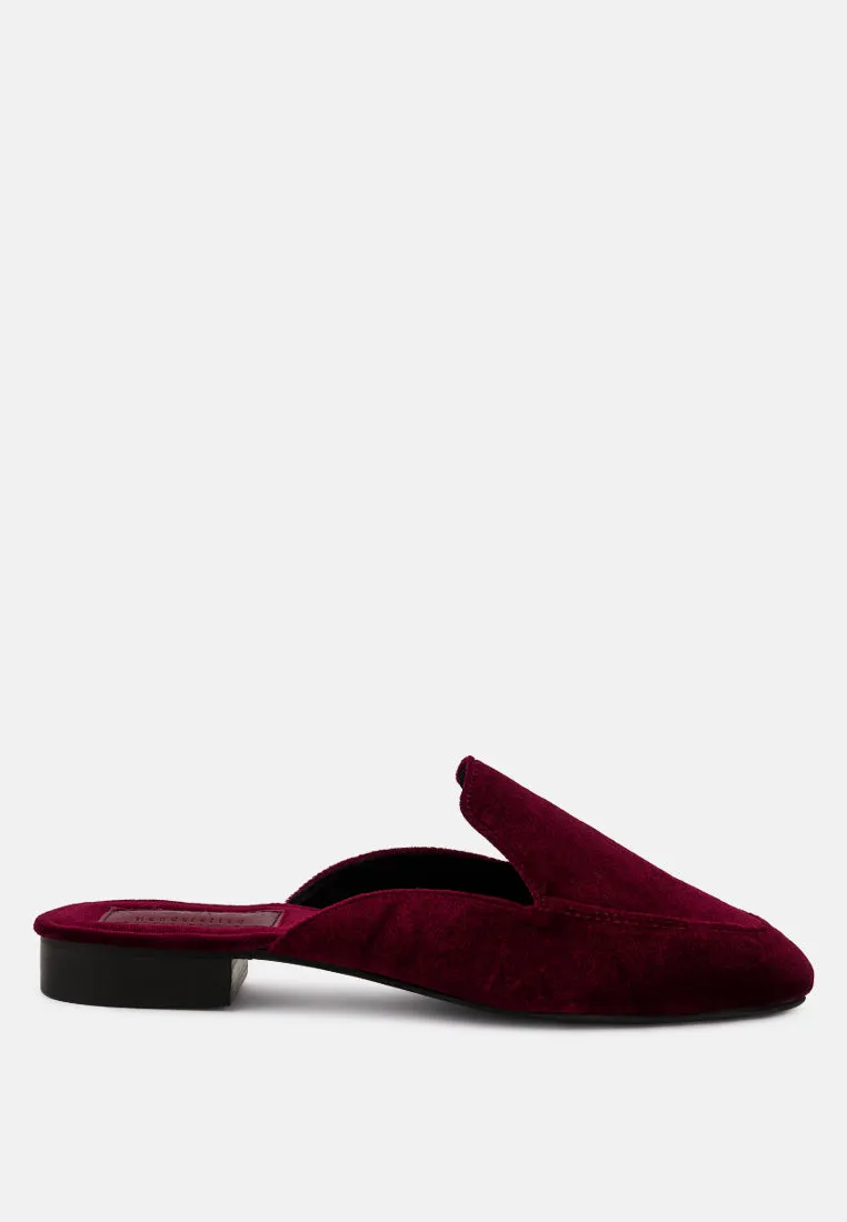 Batiste Velvet Handcrafted Mules