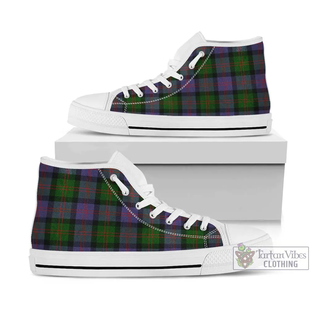 Blair Modern Tartan High Top Shoes