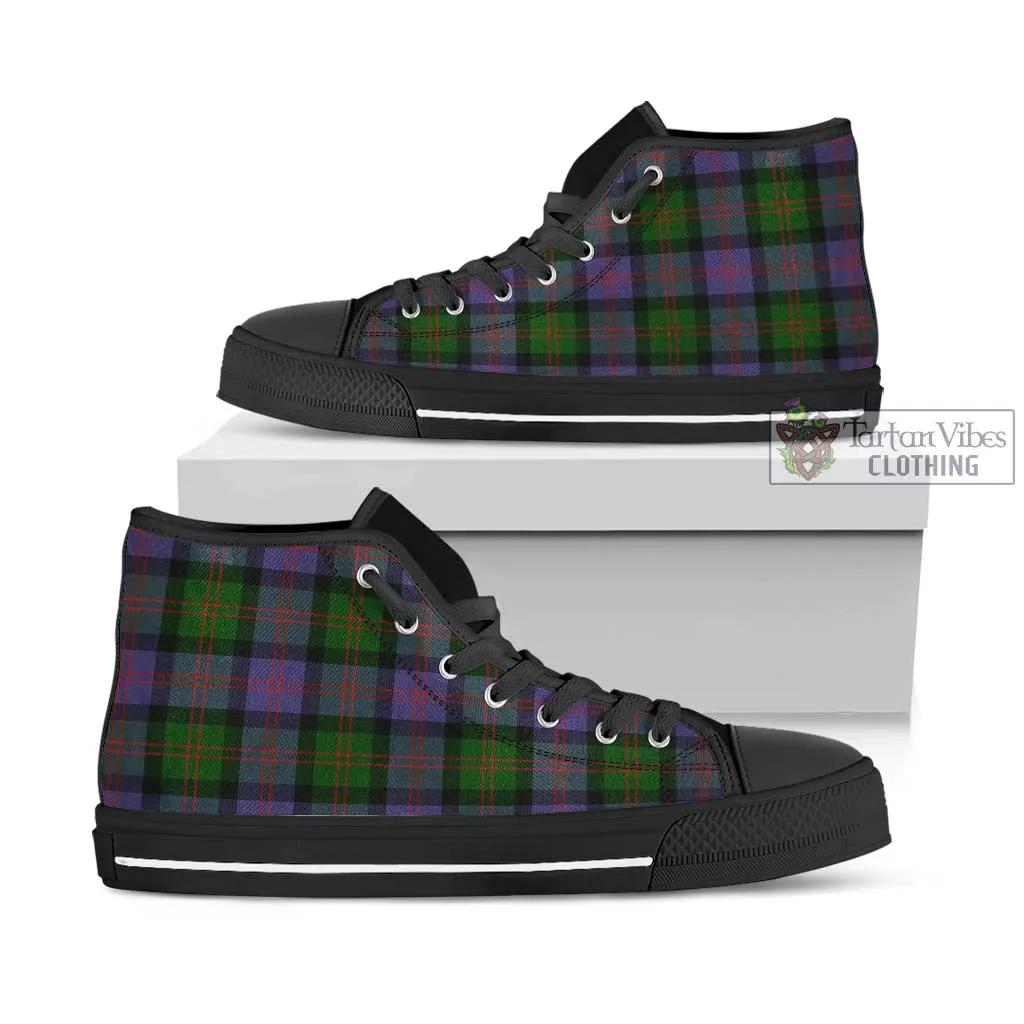 Blair Modern Tartan High Top Shoes