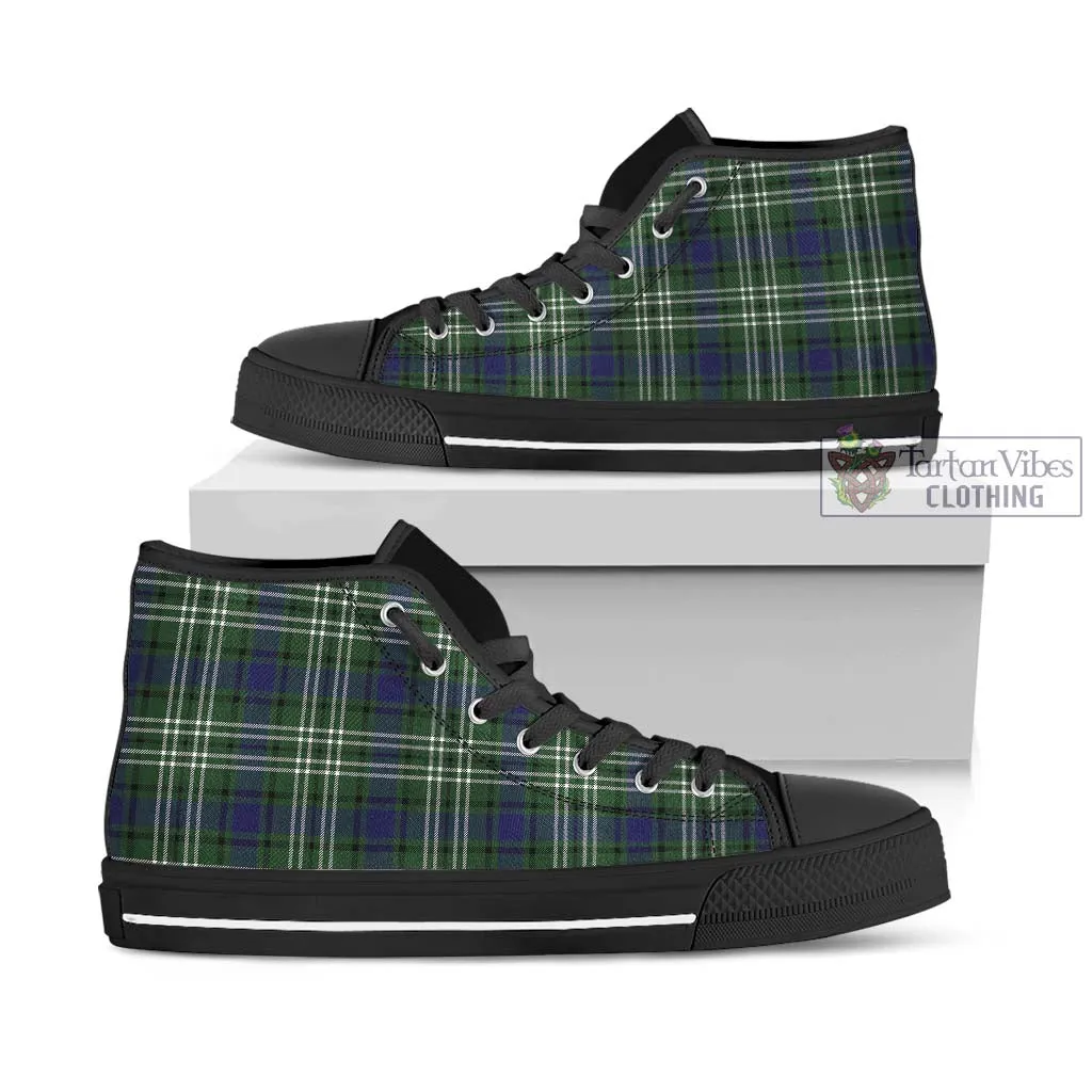 Blyth Tartan High Top Shoes