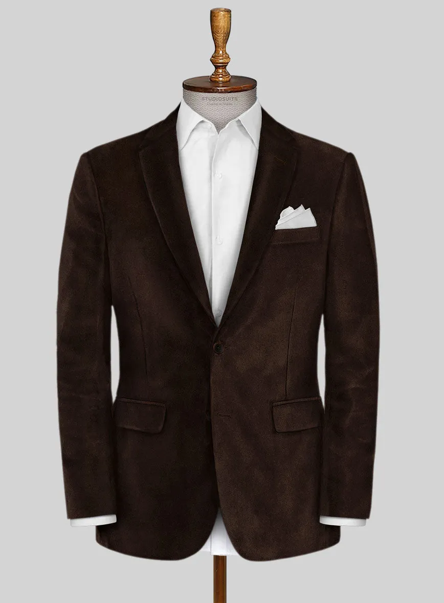 Brown Velvet Suit