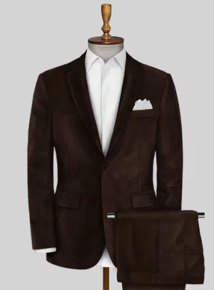 Brown Velvet Suit