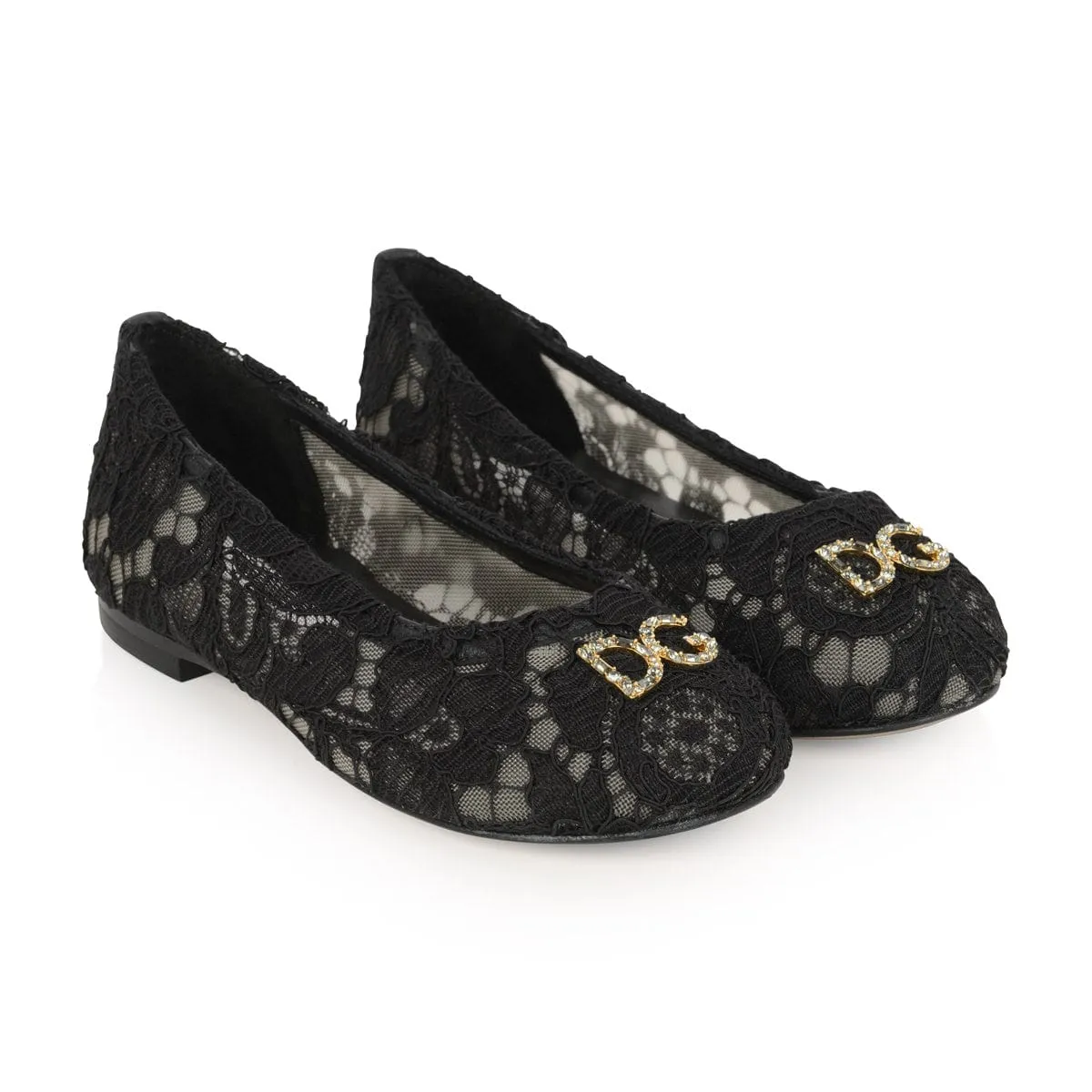 Dolce & Gabbana Lace Ballerina Shoes