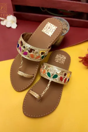 Fareeha by Tassels - Handcrafted Kolhapuri KK-06 (Kids)