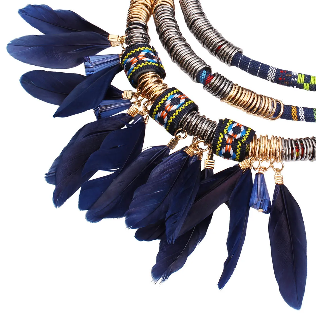 Feather Jewellery Set