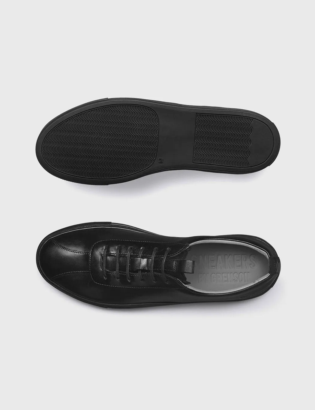 Grenson Sneakers 1 (Leather) - Black/Black