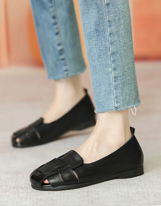 Handmade Close toe Comfortable Summer Flats