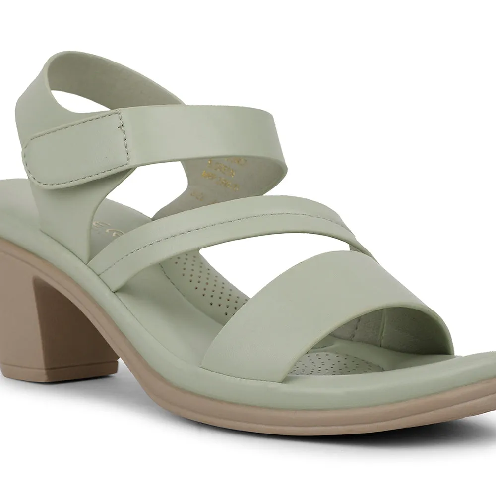 Healers Casual S. Green Sandal For Women ZQ-AL-SN07 By Liberty