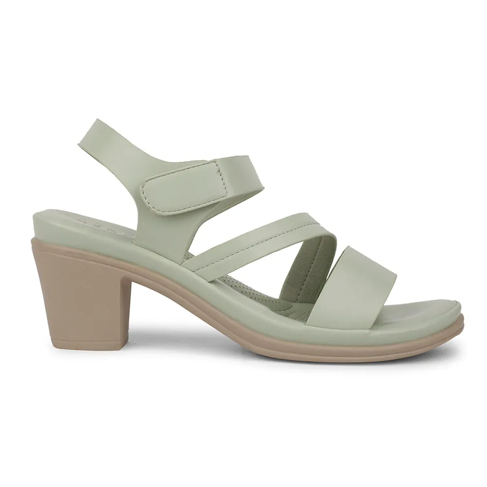 Healers Casual S. Green Sandal For Women ZQ-AL-SN07 By Liberty