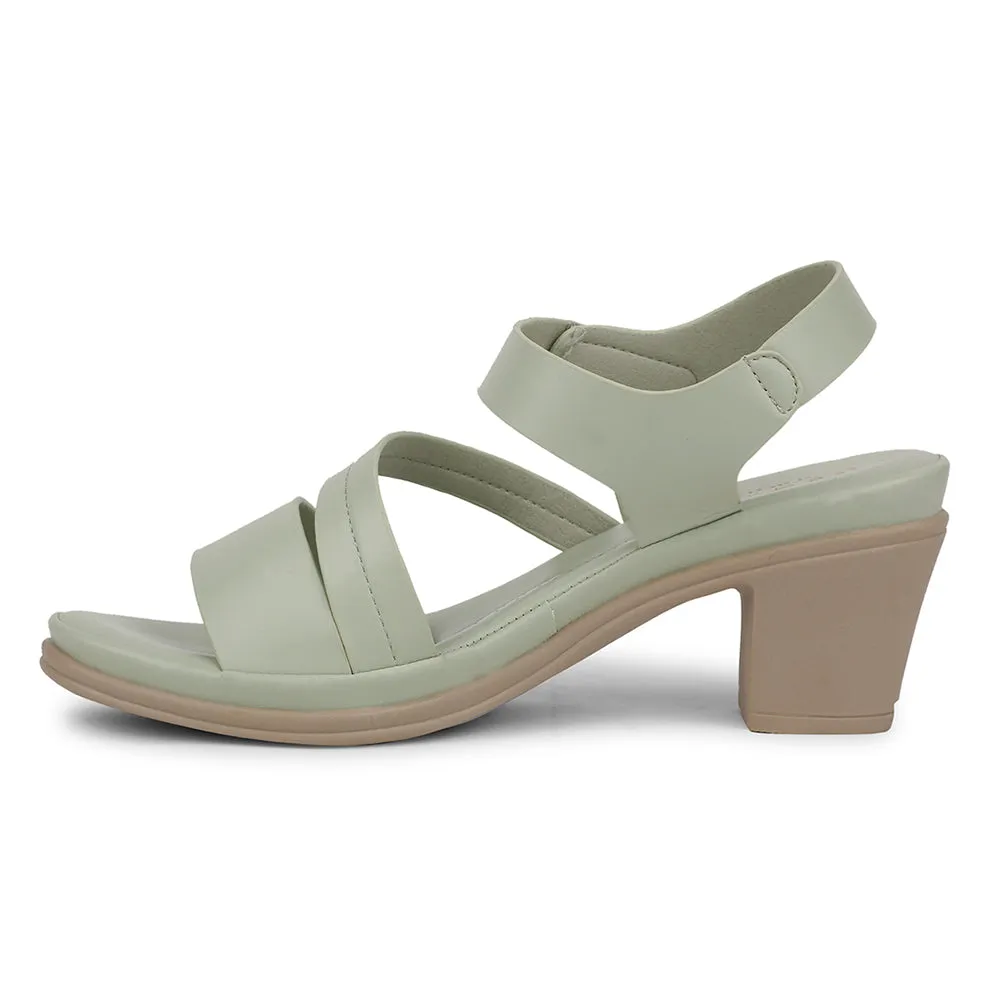 Healers Casual S. Green Sandal For Women ZQ-AL-SN07 By Liberty