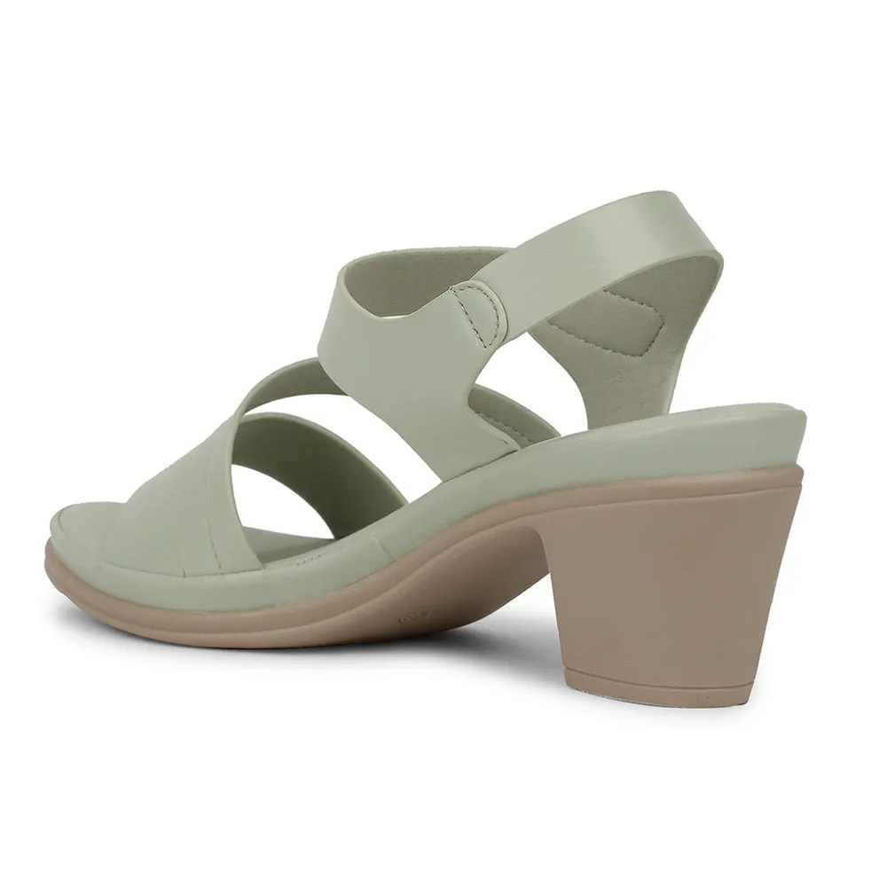 Healers Casual S. Green Sandal For Women ZQ-AL-SN07 By Liberty