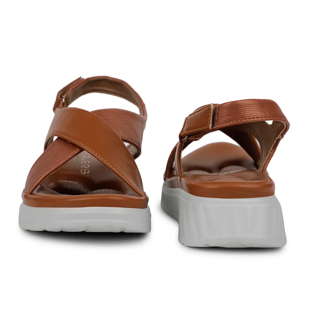 Healers Casual Tan Sandal For Women ZQ-AL-SN03 By Liberty