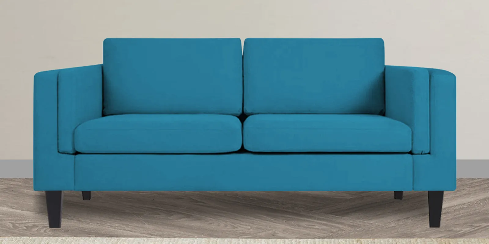 Jasper Velvet 2 Seater Sofa in Aqua blue Colour