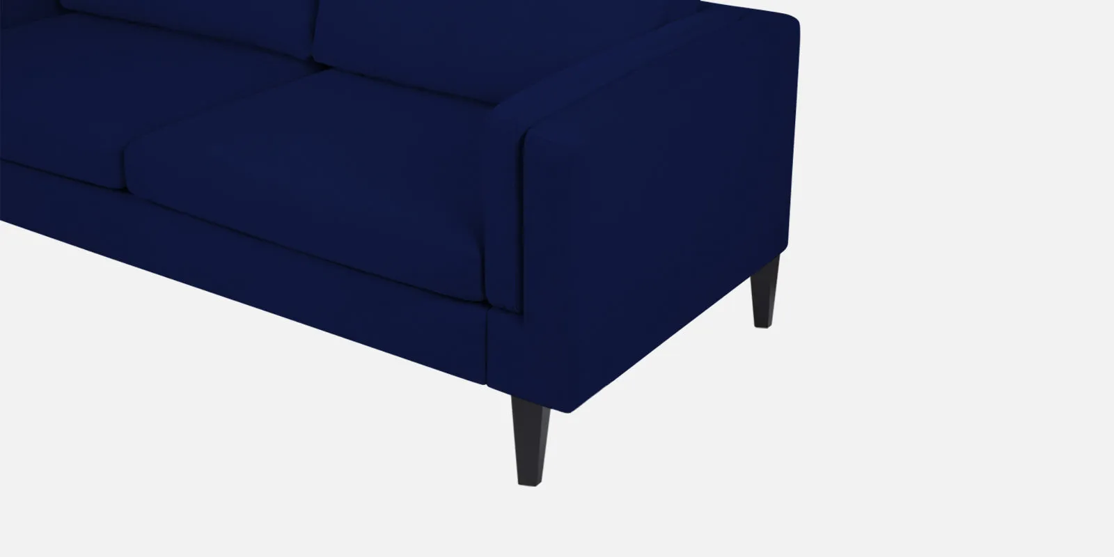 Jasper Velvet 2 Seater Sofa in Dark Blue Colour