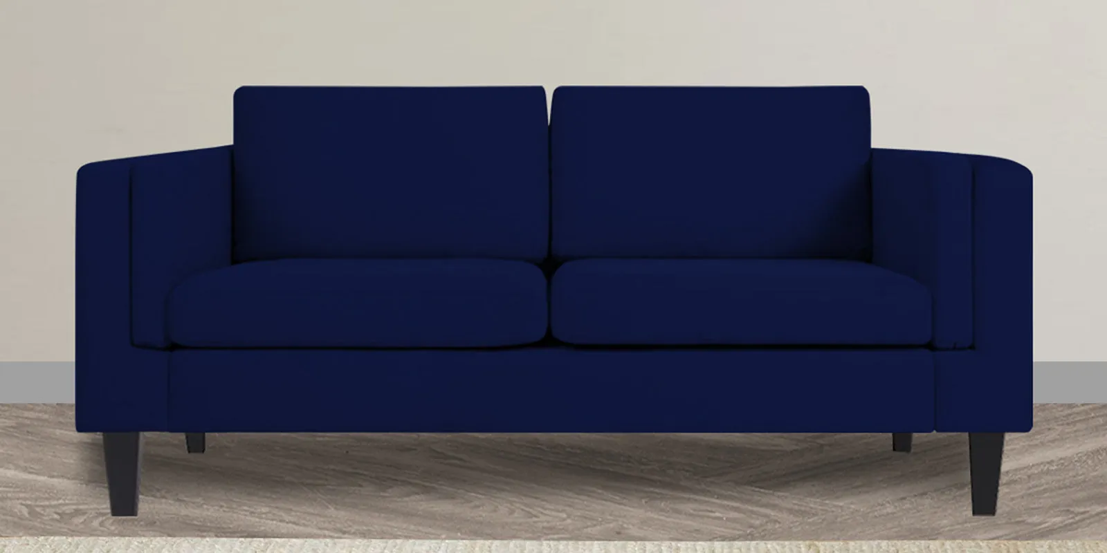 Jasper Velvet 2 Seater Sofa in Dark Blue Colour