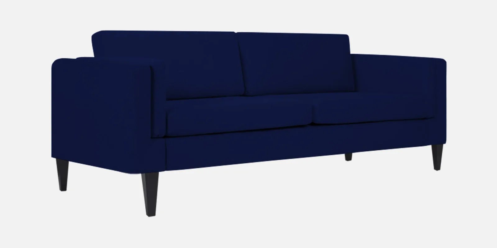 Jasper Velvet 3 Seater Sofa in Dark Blue Colour