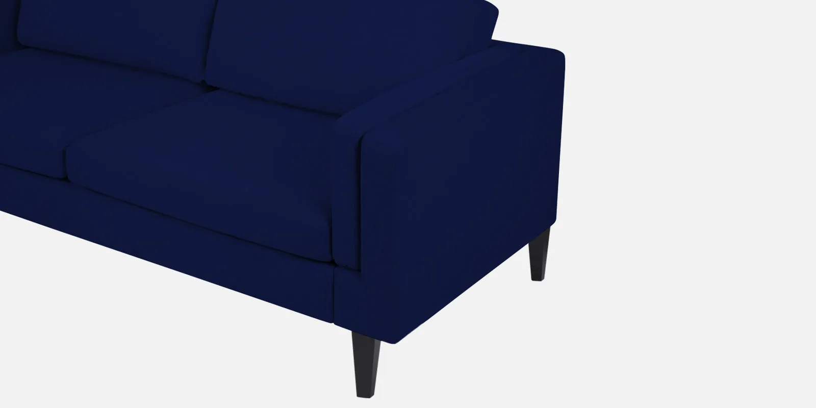 Jasper Velvet 3 Seater Sofa in Dark Blue Colour