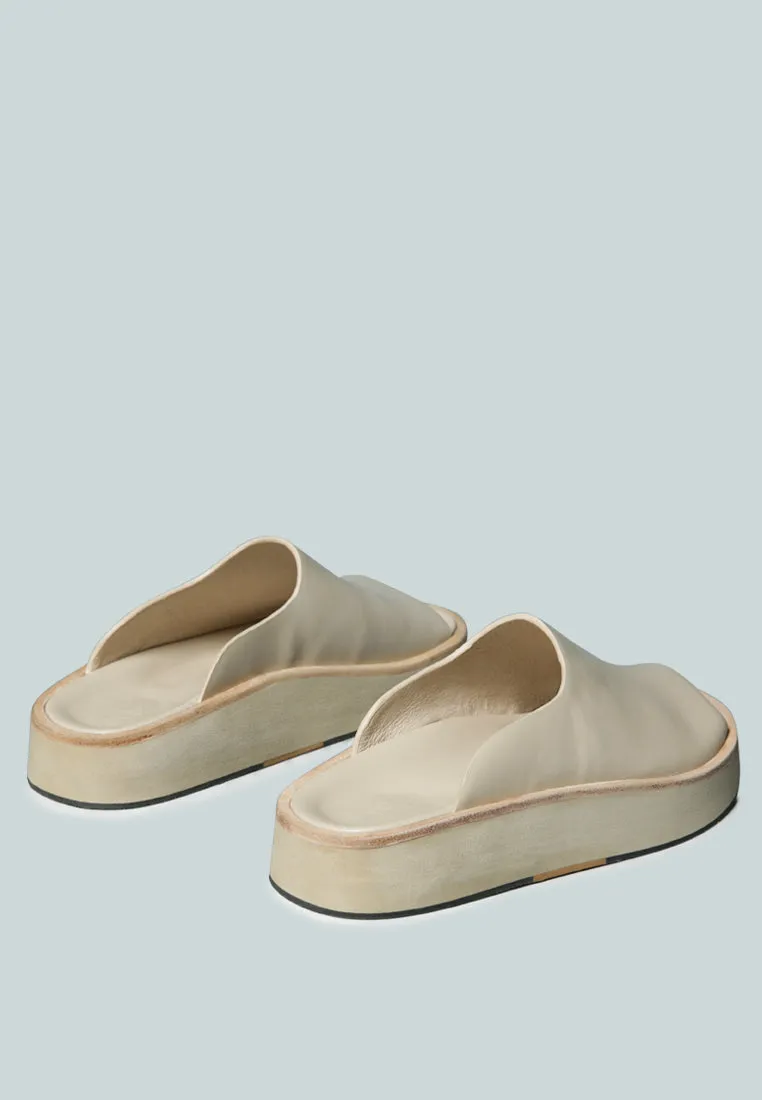 JOLIE Nude Platform Slip-On