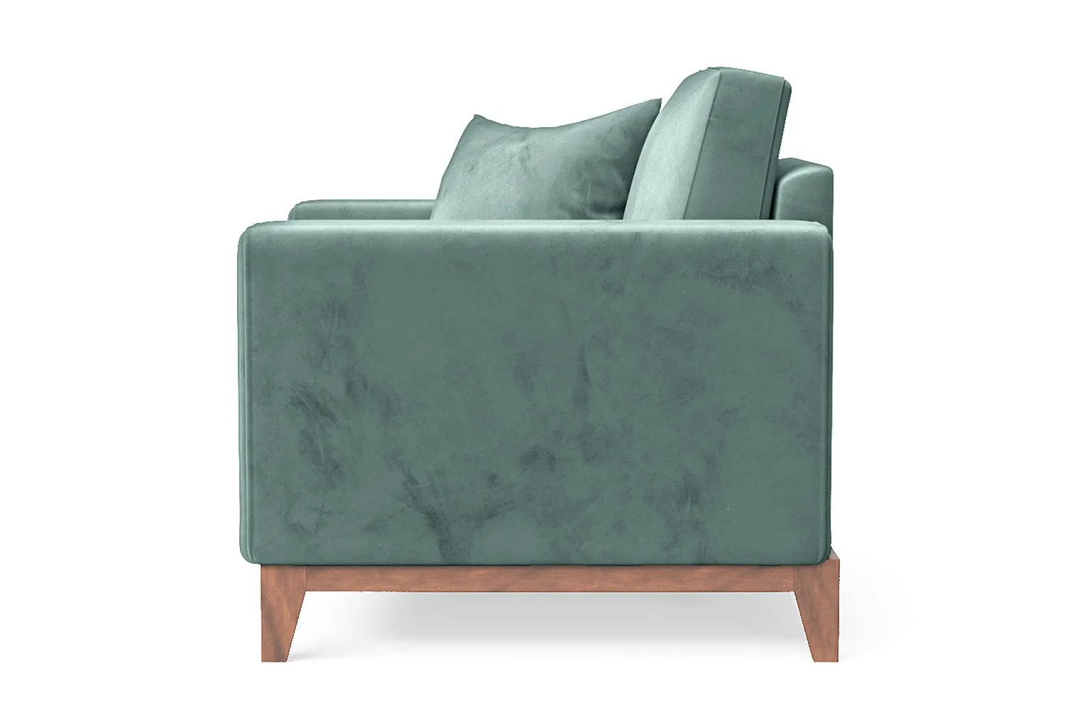 Lucca Armchair Teal Velvet