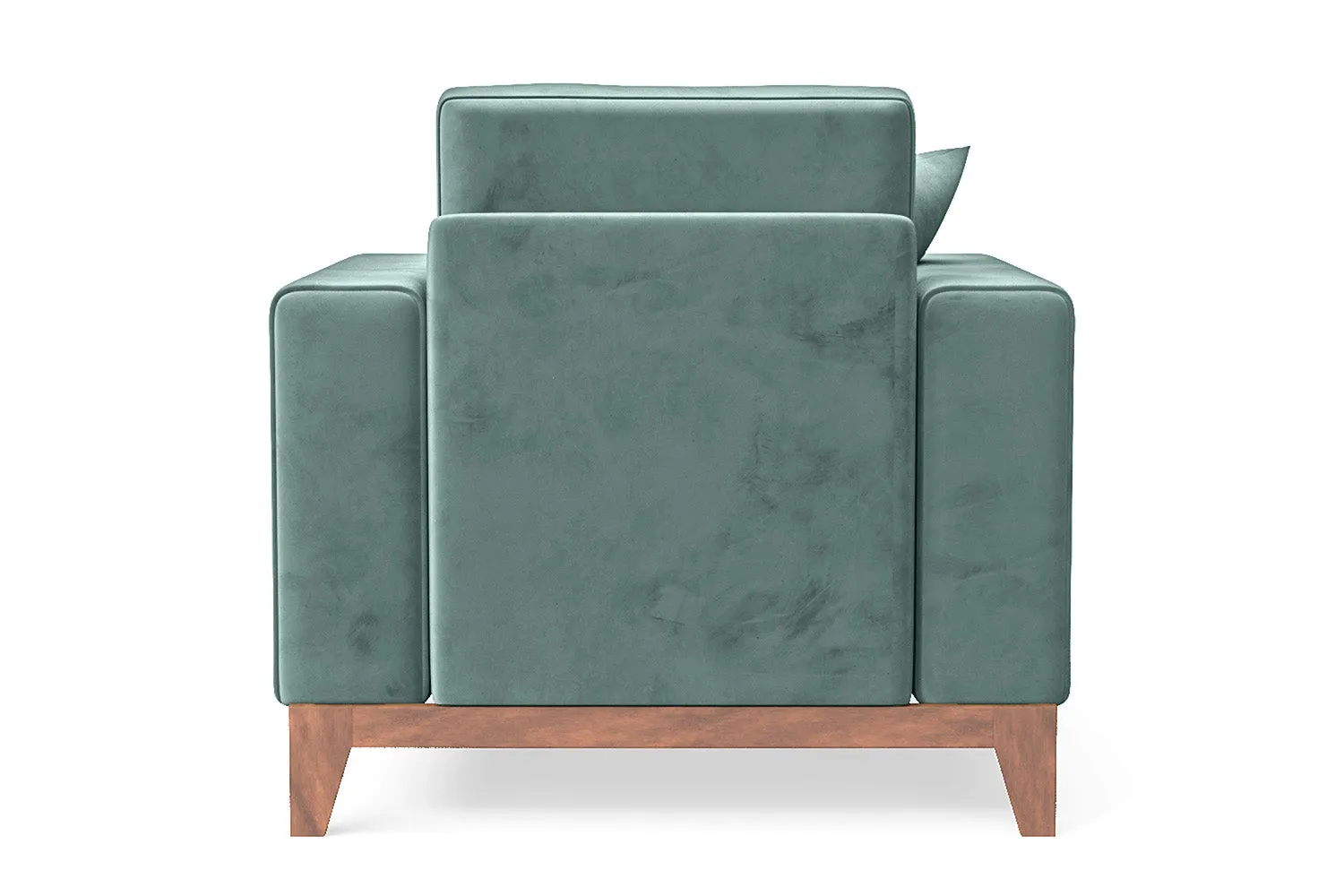 Lucca Armchair Teal Velvet