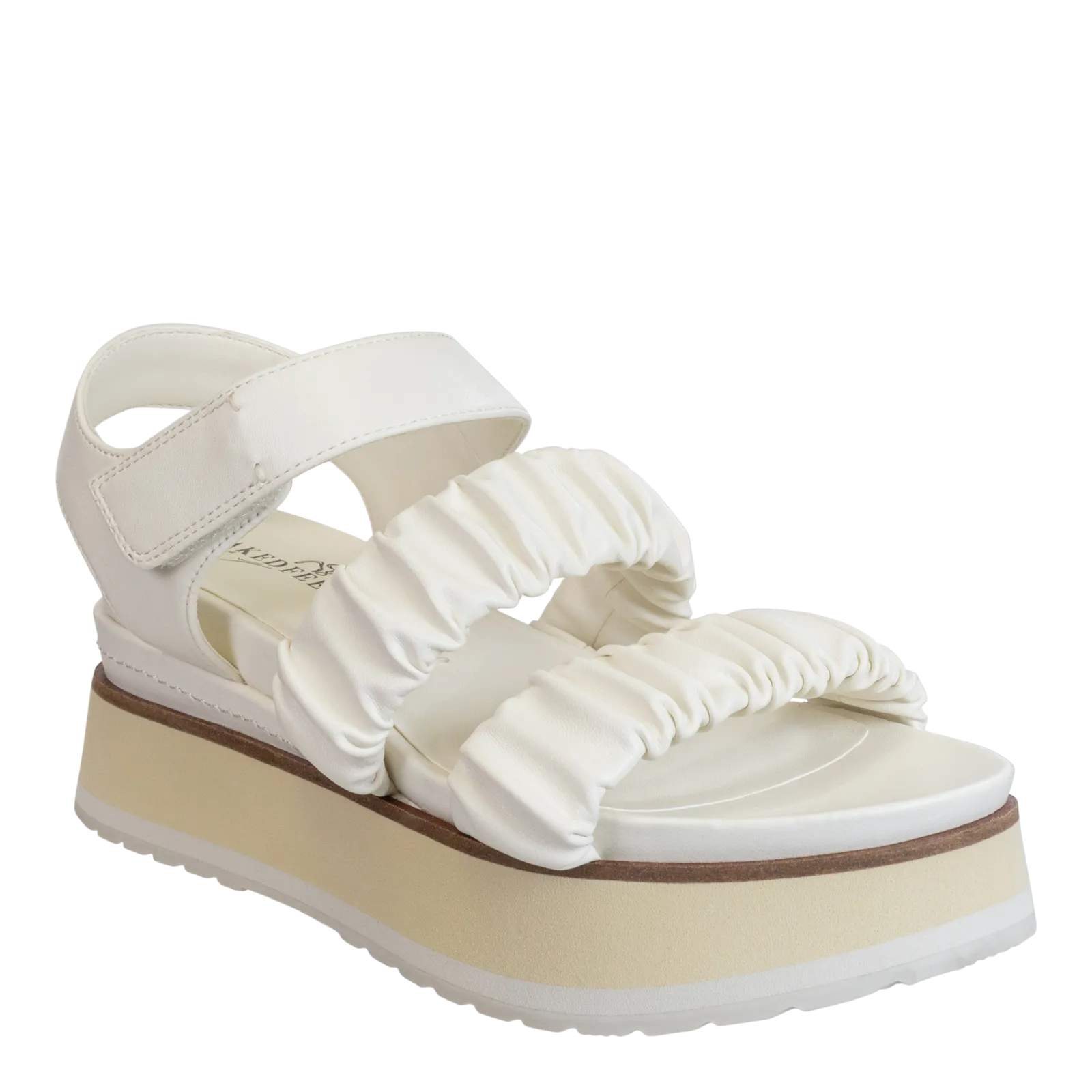 NAKED FEET - SENSOR in CHAMOIS Platform Sandals