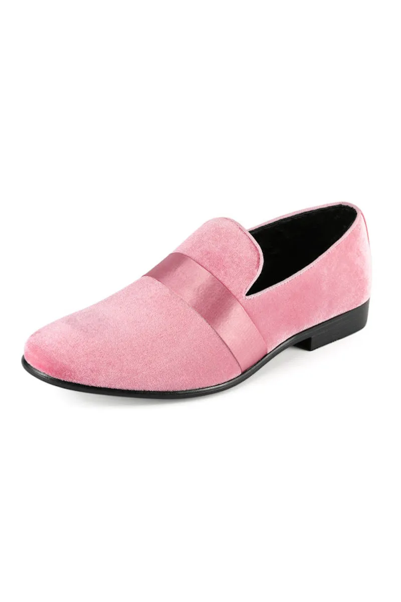 "Knight" Pink Tuxedo Shoes