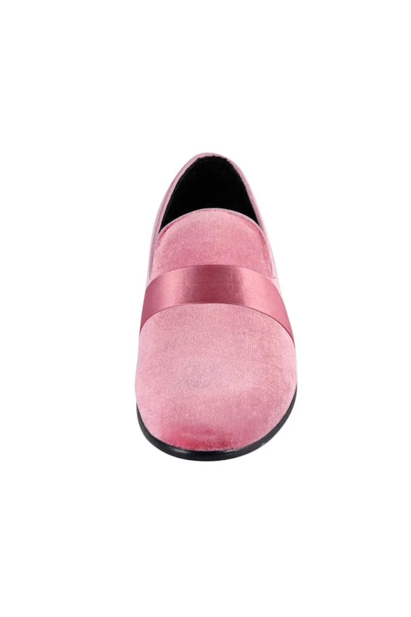 "Knight" Pink Tuxedo Shoes