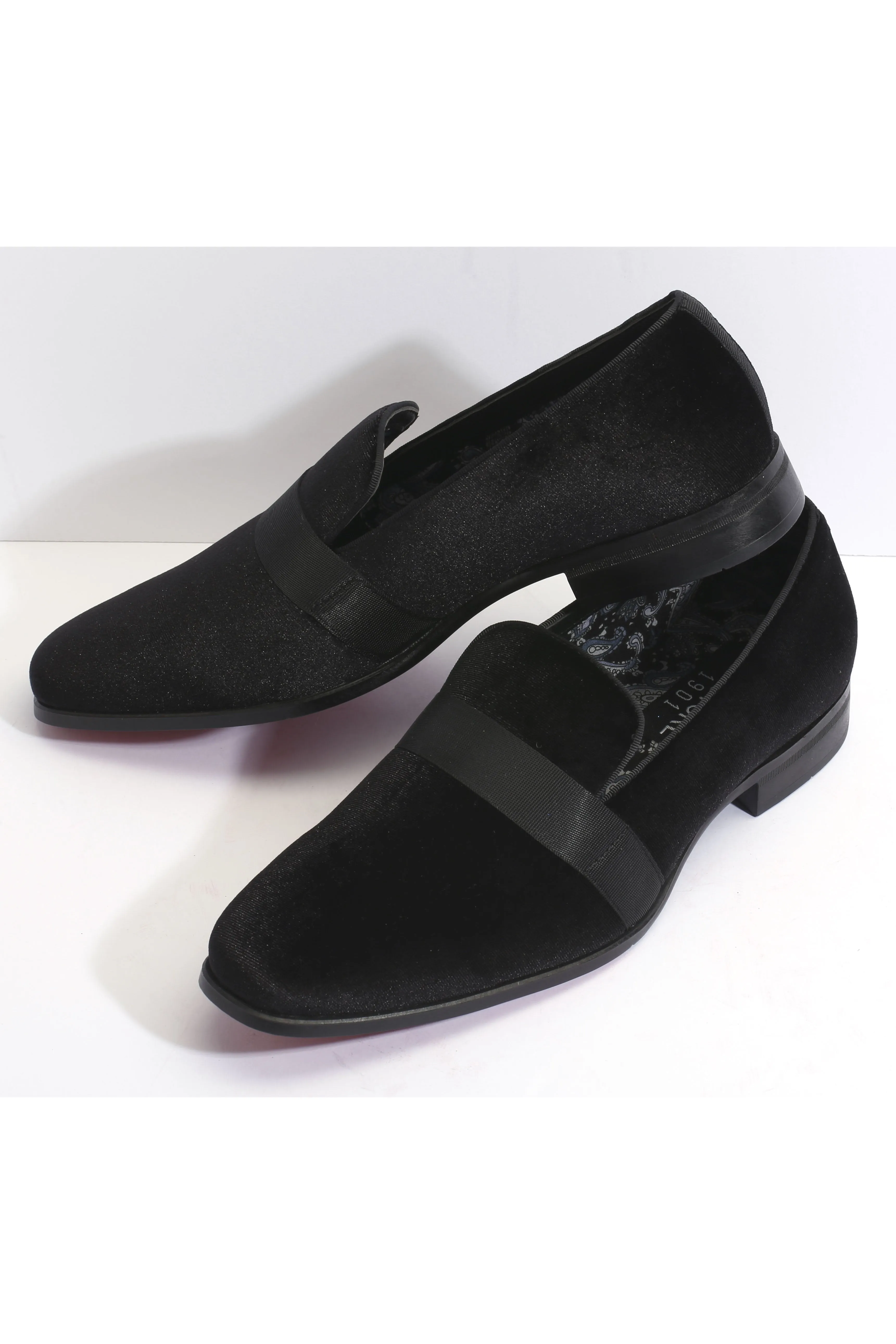 "Lincoln" Black Couture 1901 Tuxedo Shoes