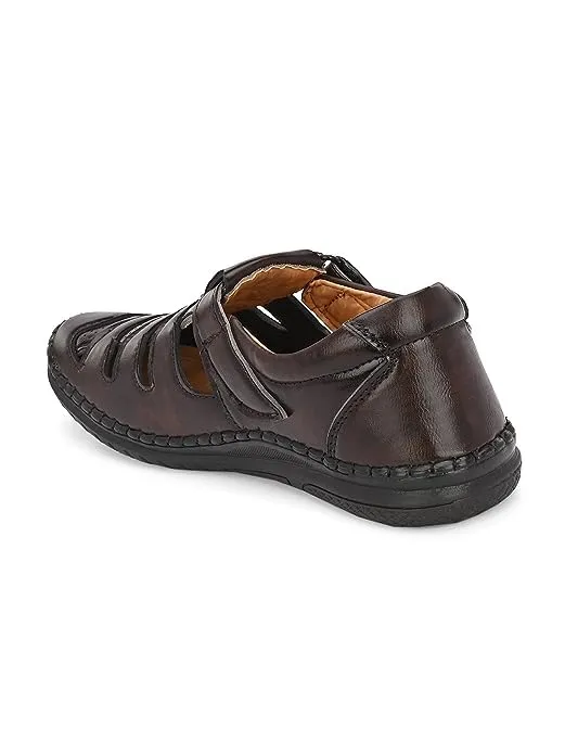 Rising Wolf Kids Sandal (Brown, numeric_4)