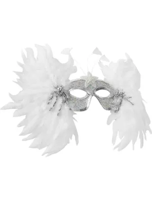 Snowflake Feather Eye Mask