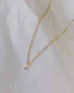 Tiny Diamond Necklace