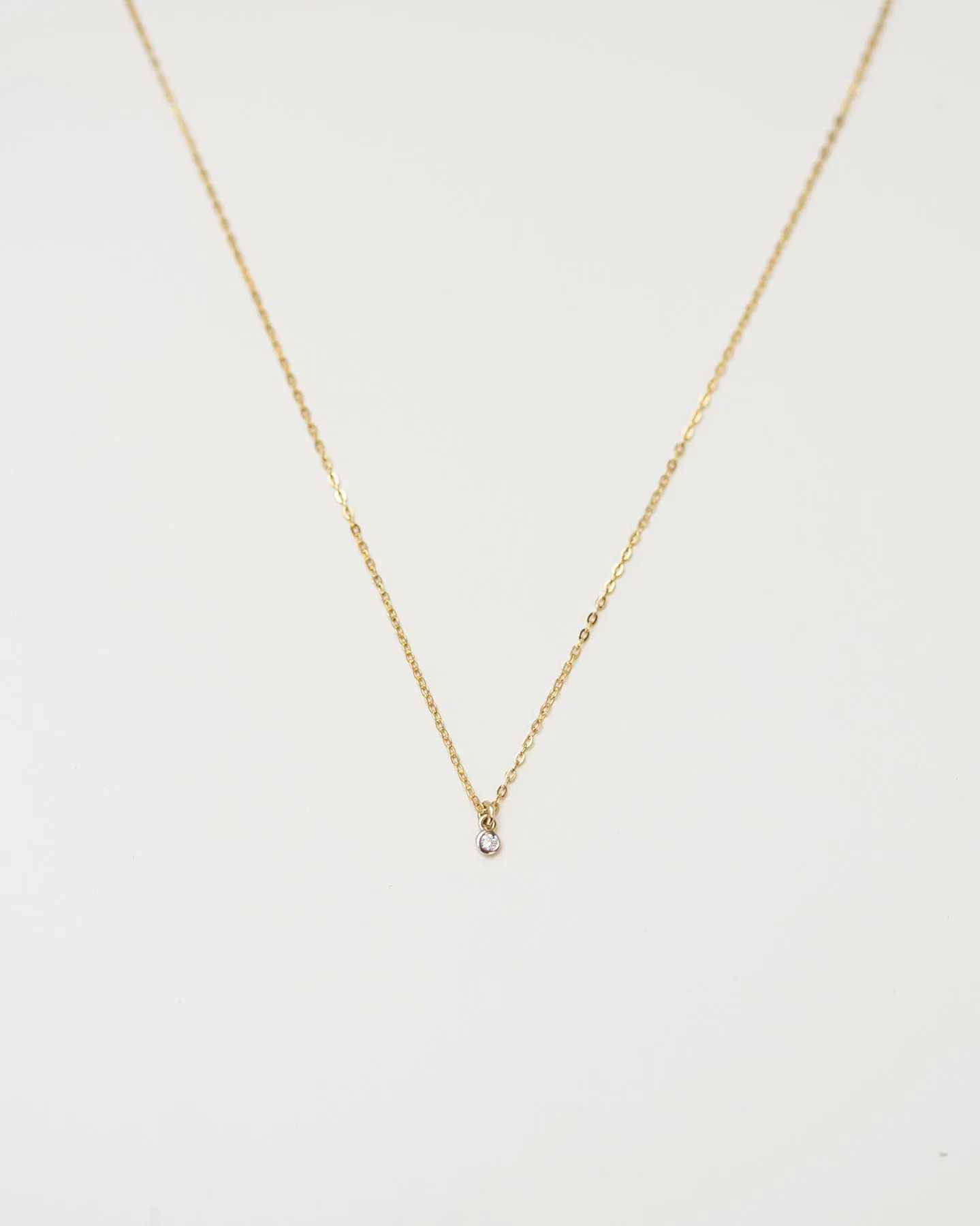 Tiny Diamond Necklace