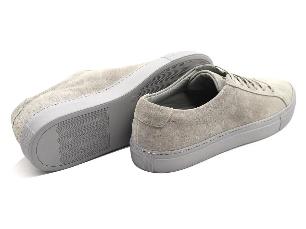 Tomlins Men's Calf Suede Low Top Sneakers - Shale Grey