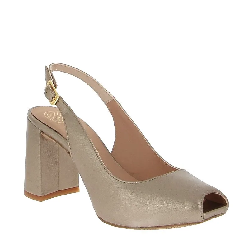 Unisa Nadal Bronze Slingback Heel