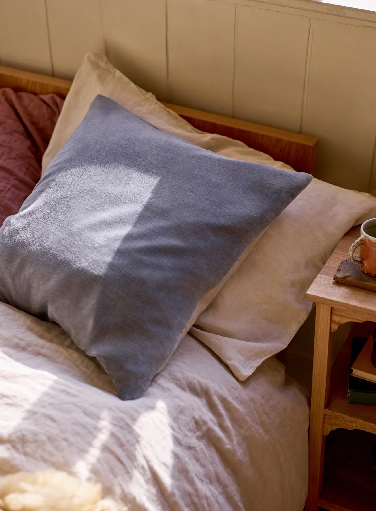 Velvet Cushion, Mist