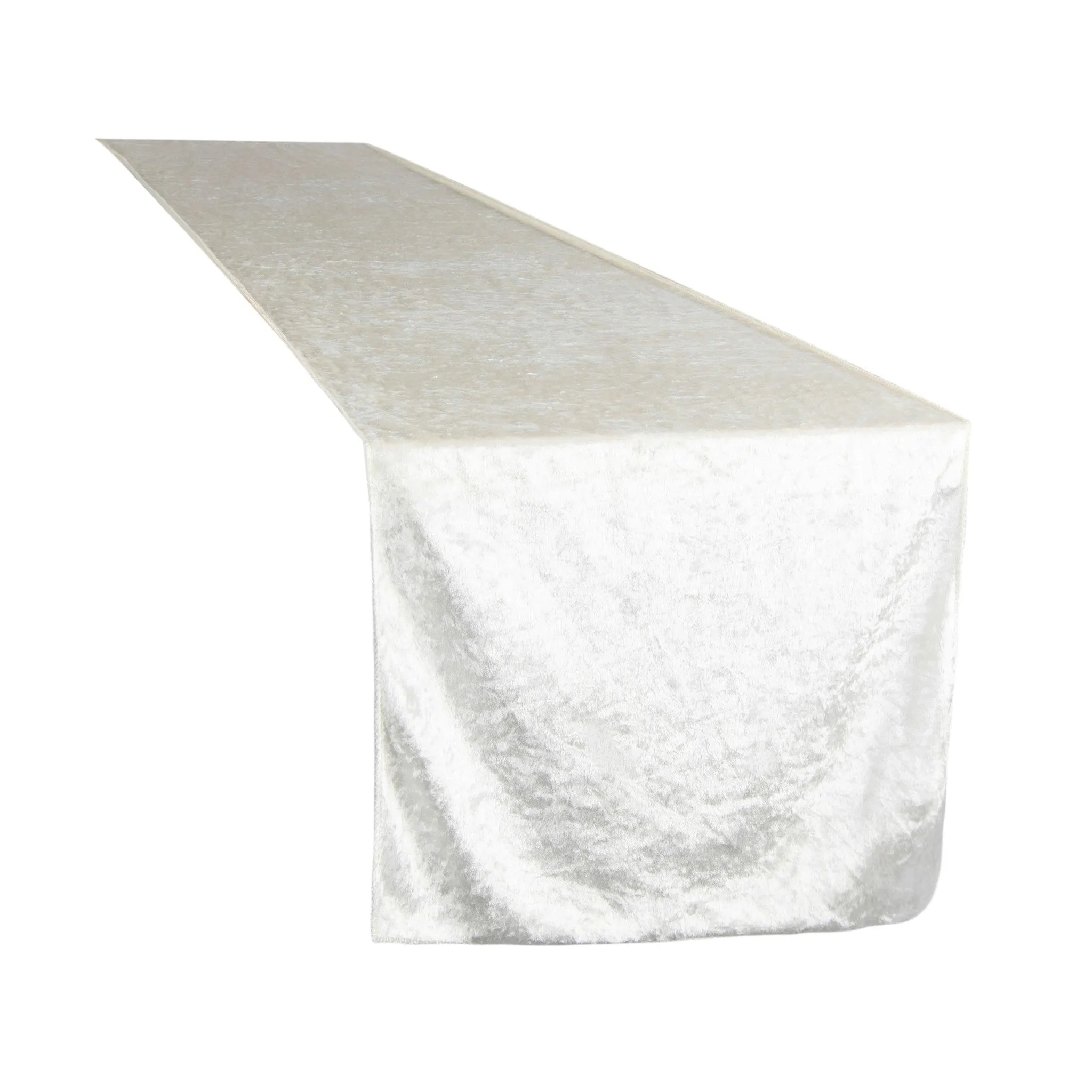 Velvet Table Runner - Ivory